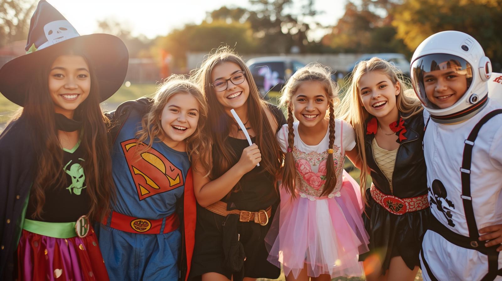 Children on halloween celebrating, Russell Orthodontics, Invisalign tips for Halloween, Athens, Grayson and Watkinsville, GA